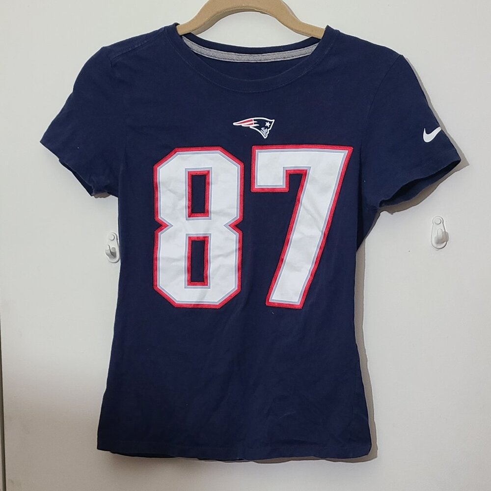 Nike NFL New England Patriots Rob Gronkowski #87 Woman's Slim Fit Small